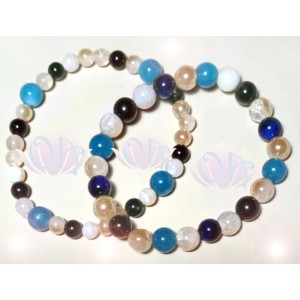 PULSEIRA ANCESTRAL - TRANSMUTAÇÃO COM TURMALINAS E APATITE (C/ PEDRAS PRECIOSAS)